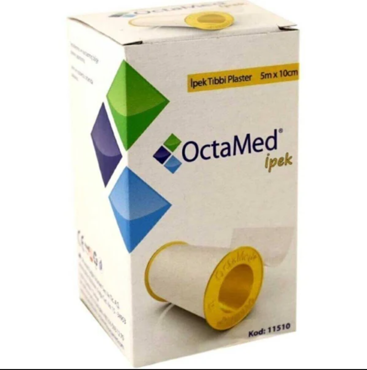 Octamed İpek Flaster 10 cm x 5 m
