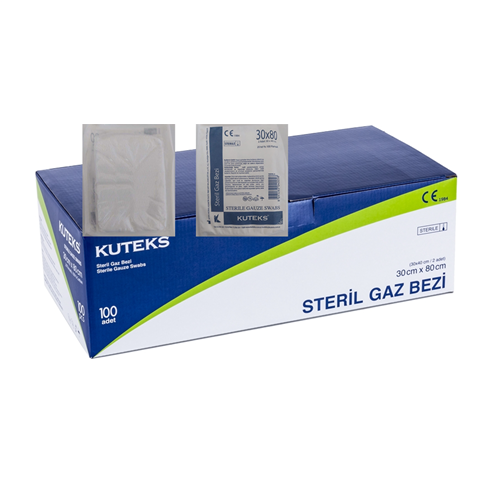 Kuteks Steril Hidrofil Gaz Kompres 30x80 cm 2'li