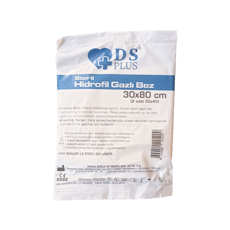 DS Plus Gaz Kompres 30x80 cm