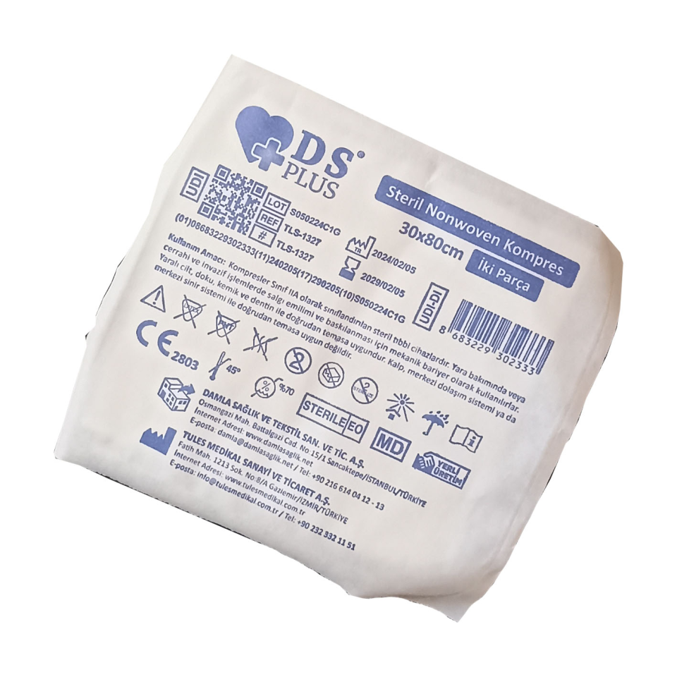 NONWOVEN KOMPRES DS PLUS 30X80 CM