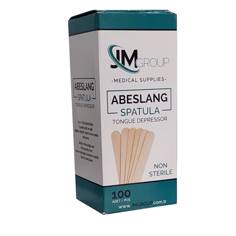 Non Steril Abeslang Tahta Dil Basacağı 100’lü