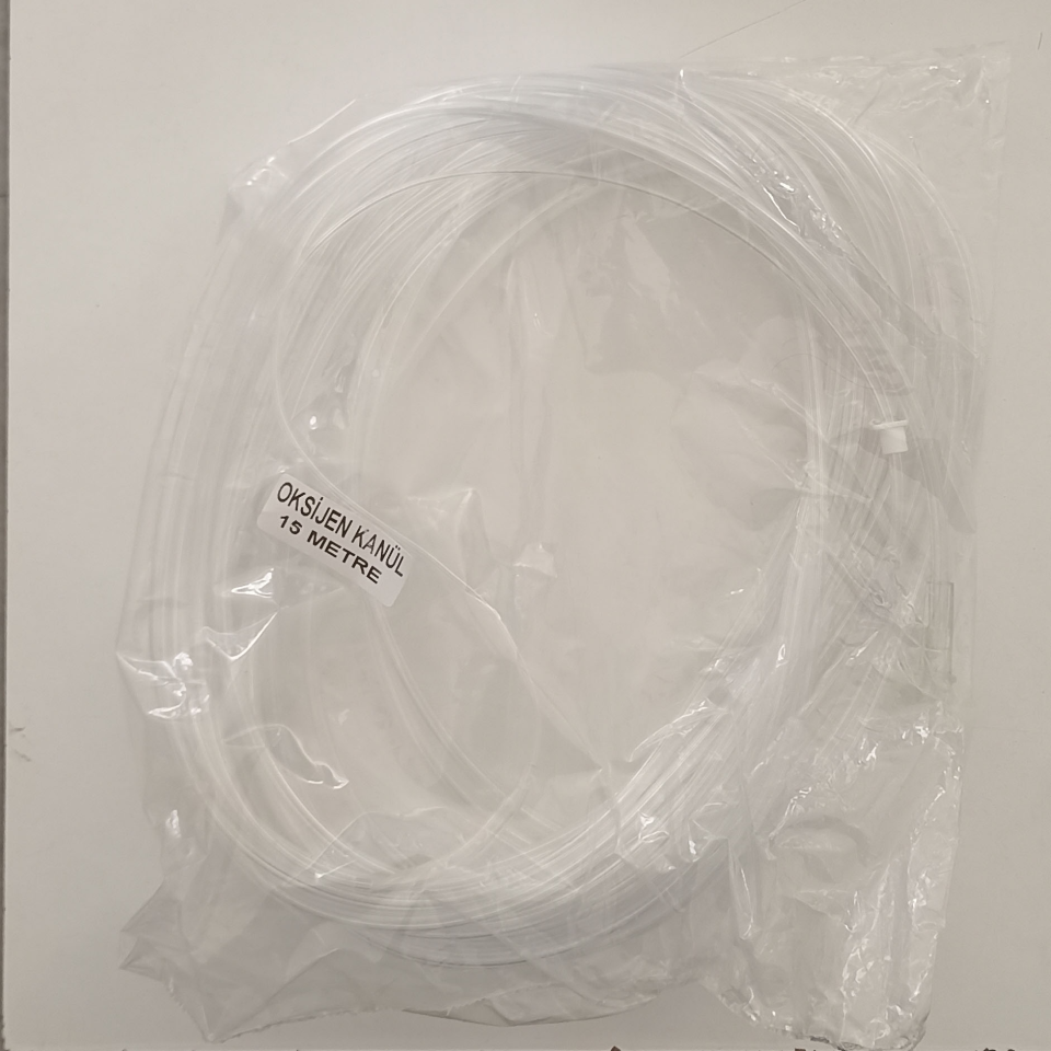 Medikal Oksijen Kanülü 15 Metre