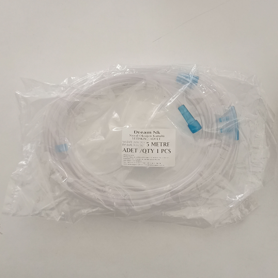 OKSİJEN KANÜLÜ 5 MT