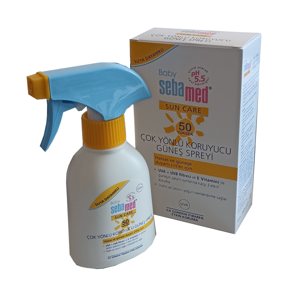 Sebamed Baby Sun Care SPF 50+ Çok Yönlü Koruyucu Bebek Güneş Spreyi 200 ML