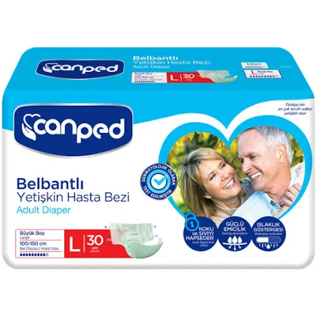 Canped Hasta Alt Bezi L Büyük Boy 30'lu Polietilen Yüzey
