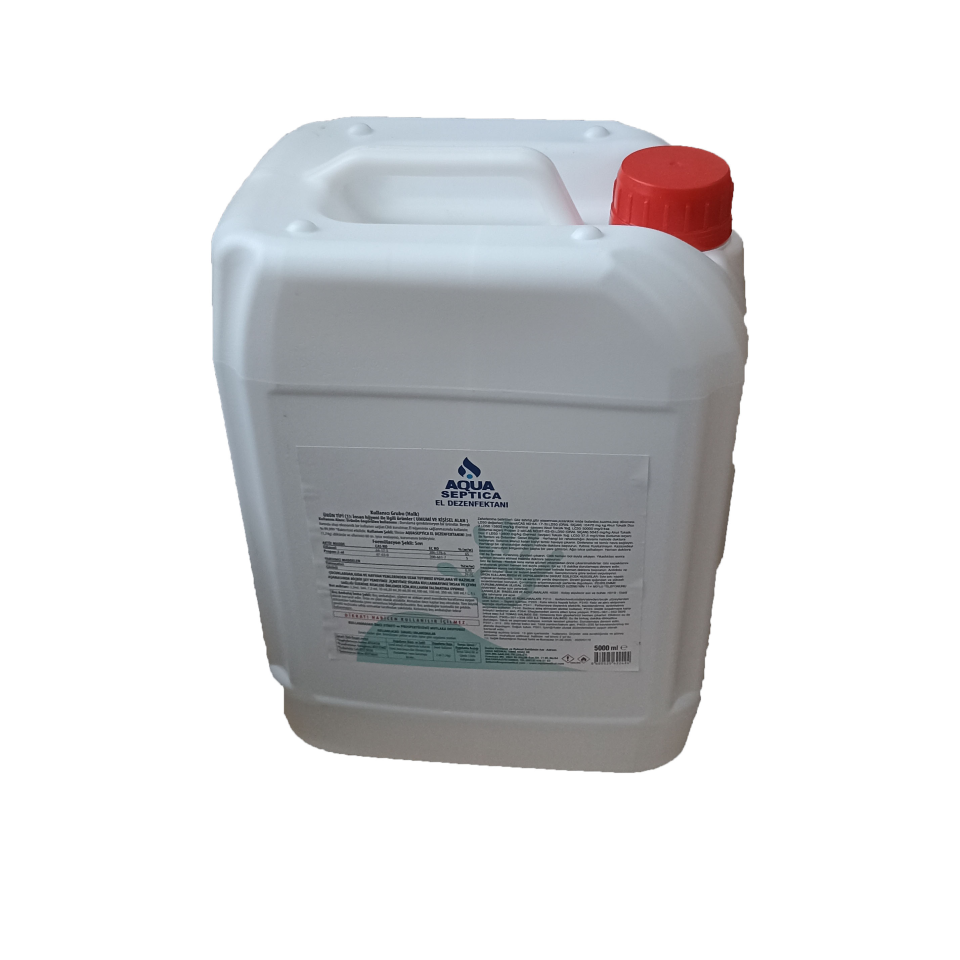 DEZENFEKTAN EL VE CİLT AQUA TOUCH 5 LİTRELİK