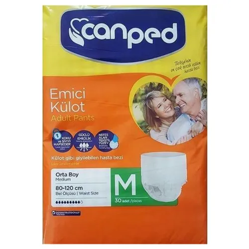 Canped Emici Külot Bez M Orta Boy 30'lu