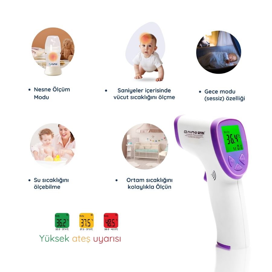 Nimo Temassız Ateş Ölçer HNK-TB-01