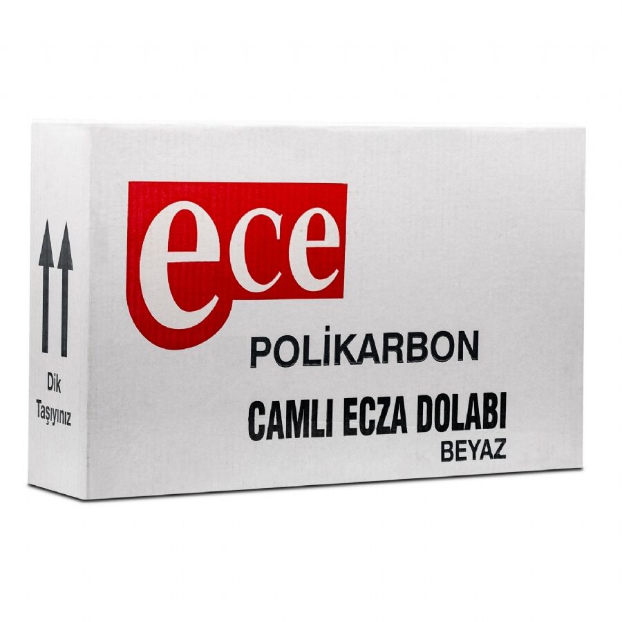 Ece Metal Ecza Dolabı Kilitli İlk Yardım ve İlaç Dolabı