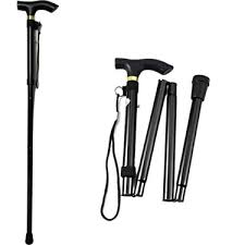 PR-104 PR-105 Katlanabilir Ortopedik Baston Siyah Bronz