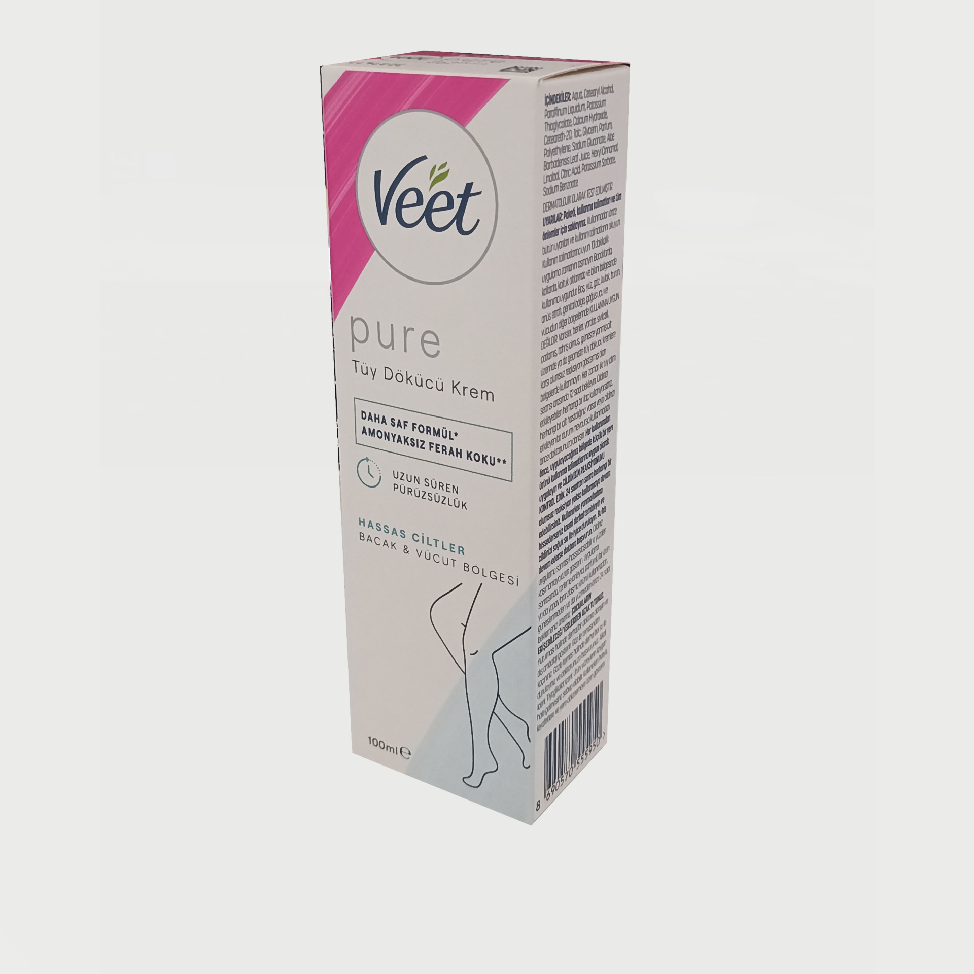 Veet Pure Tüy Dökücü Krem Hassas Ciltler 100 ML