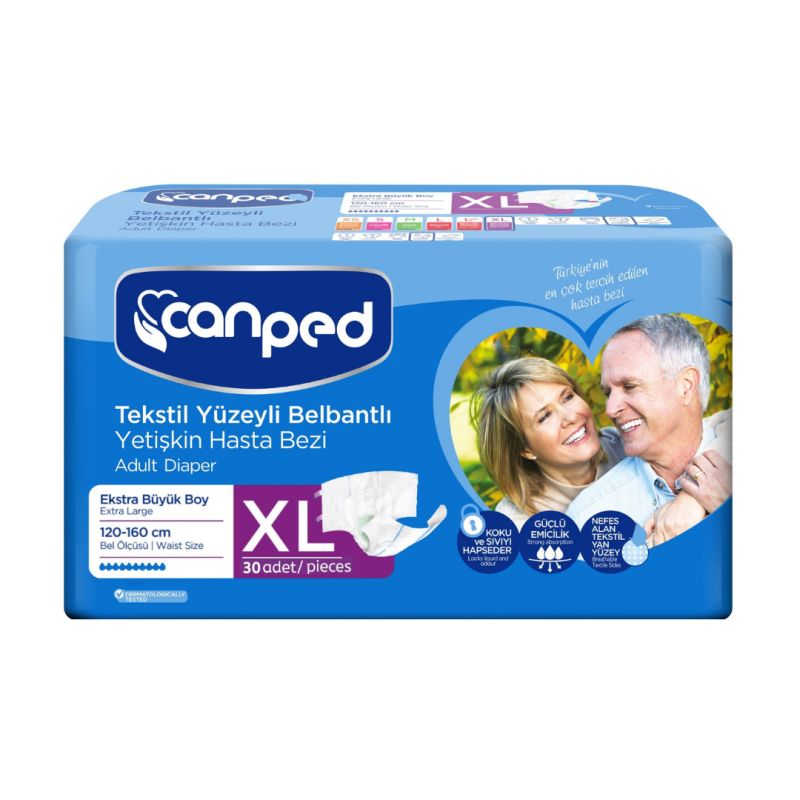 CANPED HASTA ALT BEZİ XL 30'LU TEKSTİL YÜZEY