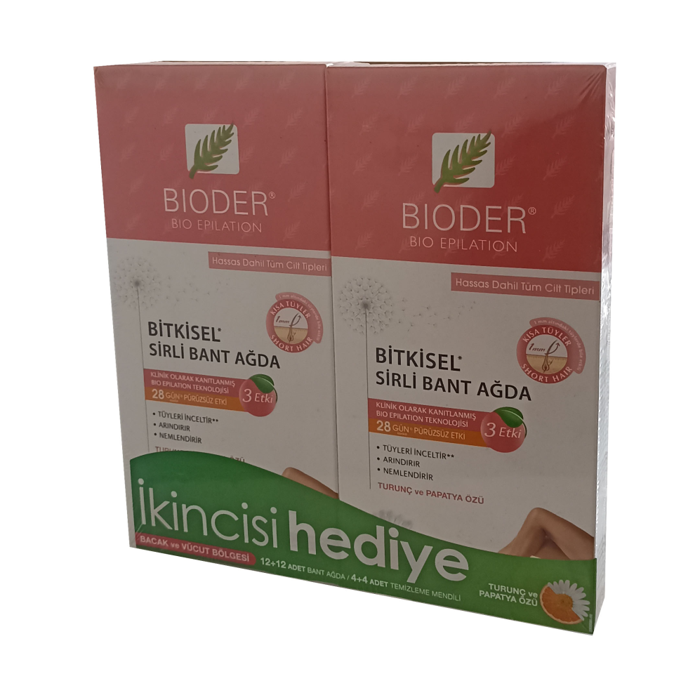 Bioder Vücut Ağda Bandı Çiftli