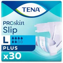 TENA HASTA ALT BEZİ SLİP PREMIUM PLUS  6 DAMLA L 30'LU