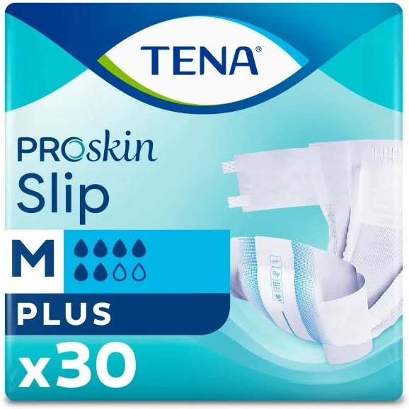 TENA HASTA ALT BEZİ SLİP PLUS  6 DAMLA M 30'LU