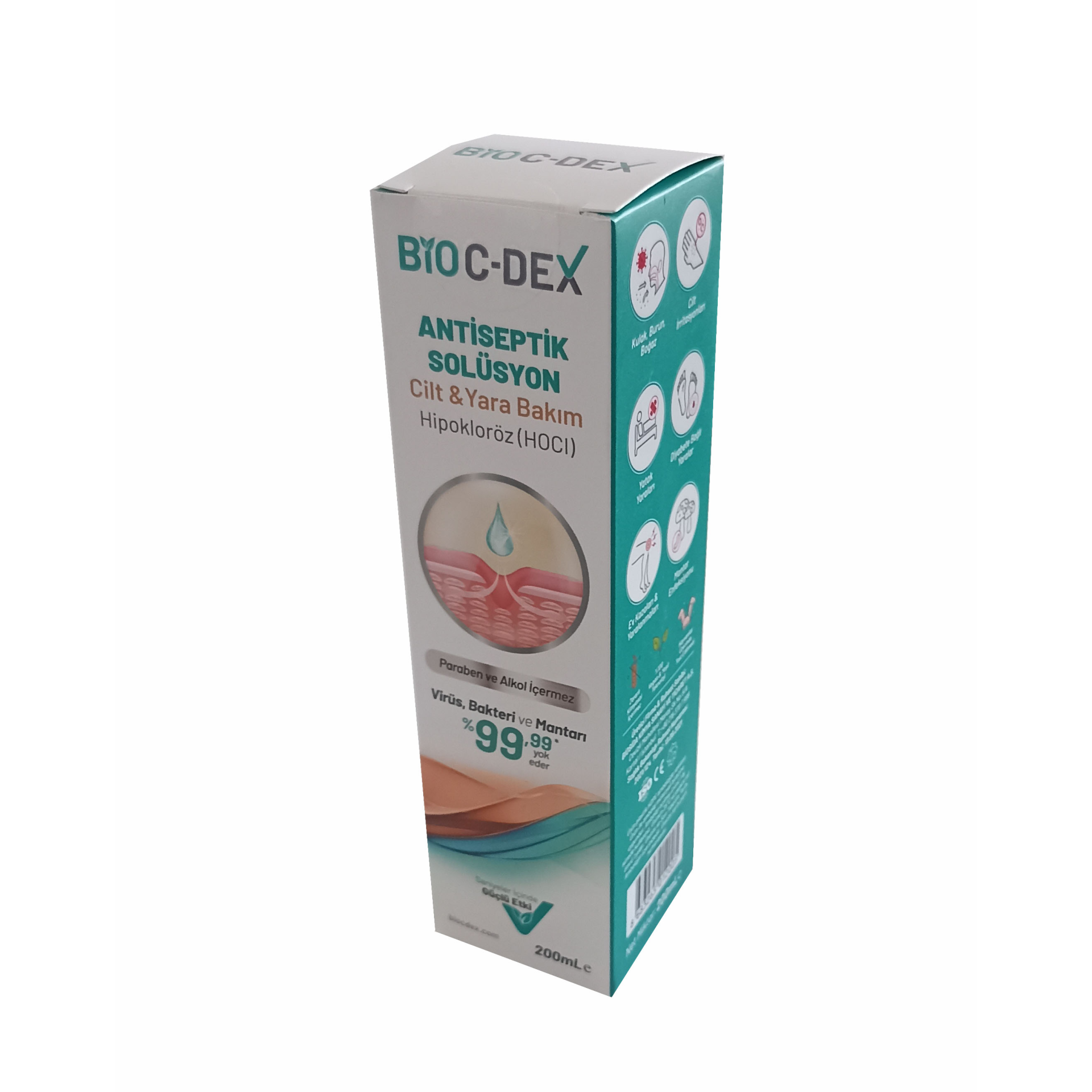 BİOC-DEX ANTİSEPTİK SOLÜSYON 200 ML