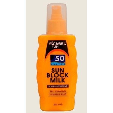 Escabel SPF 50+ Yetişkinler İçin Güneş Koruyucu Süt 200 ml