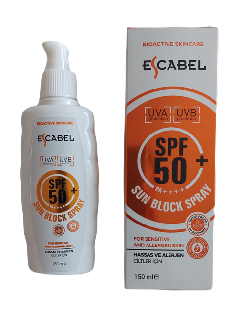 Escabel SPF 50+ Hassas ve Alerjen Ciltler İçin Güneş Kremi 150 ml
