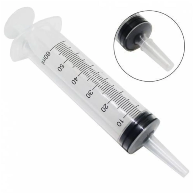 ENJEKTÖR 50 cc ÇAM UÇLU BESLENME - AYSET KUTU ( 70 Lİ)