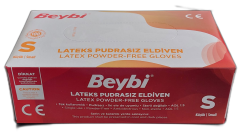 Beybi Pudrasız Lateks Eldiven S Beden