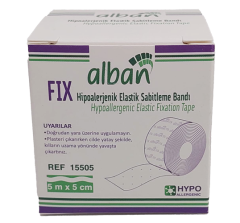 Alban Fix Elastik Sabitleme Bandı 5 m x 5 cm Fix Flaster