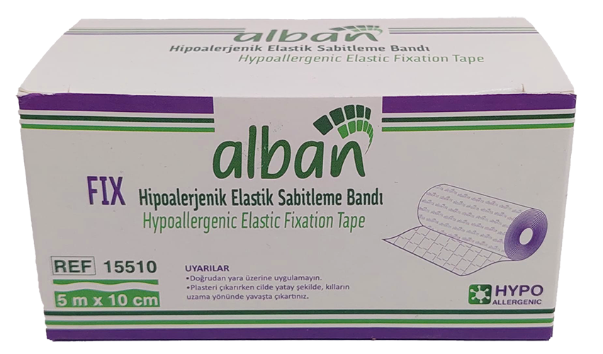 Alban Fix Elastik Sabitleme Bandı 5 m x 10 cm Fix Flaster