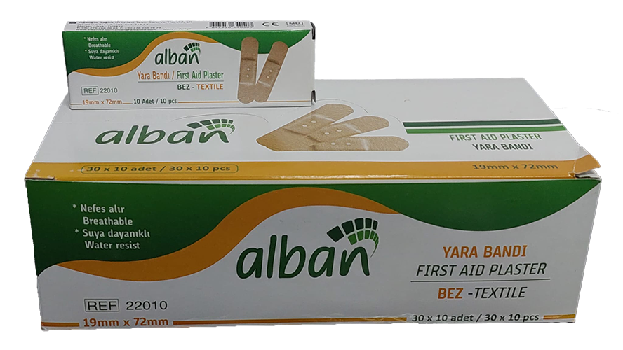 YARA BANDI ALBAN TEKSTİL YÜZEY 10'LU