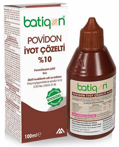 Aqua Batikon Povidon İyot Çözelti %10 100 ml