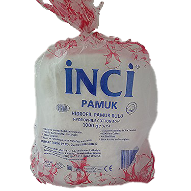İnci Rulo Pamuk 1000 Gr (1 Kg)