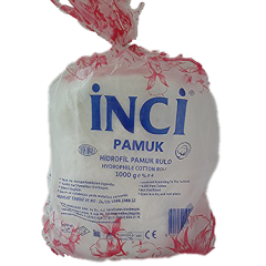 İnci Rulo Pamuk 1000 Gr (1 Kg)
