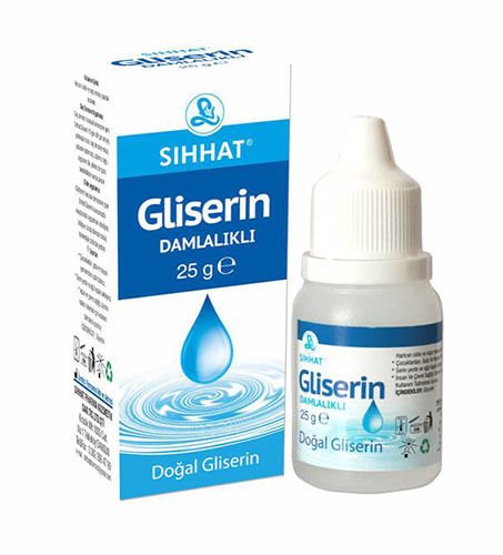 GLİSERİN DAMLALIKLI 25 GR SIHHAT