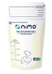 Nimo Sterilize Anne Sütü Saklama Poşeti 20 Adet 200 ml