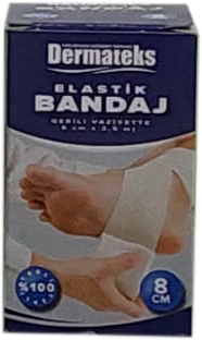 ELASTİK BANDAJ 8 cmx120 cm DERMATEKS