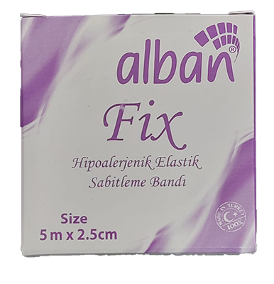 Alban Fix Flaster 5 m x 2,5 cm