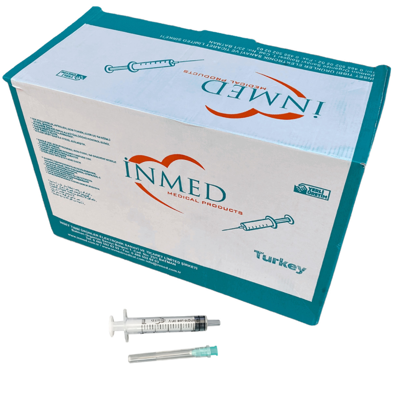 ENJEKTÖR 5 cc YEŞİL İNMED 250Lİ