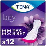 TENA MESANE PEDİ LADY GECE 12'Lİ 6 DAMLA