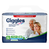 Giggles Yetişkin Hasta Bezi Büyük Boy L Beden 30'lu Paket