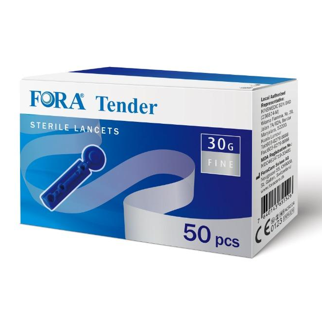 Fora Tender 30G Steril Lanset 50’li Paket