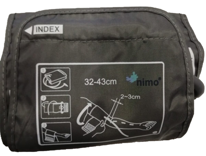 Nimo Büyük Boy Tansiyon Aleti Manşonu 32-43 cm Obezite Uyumlu