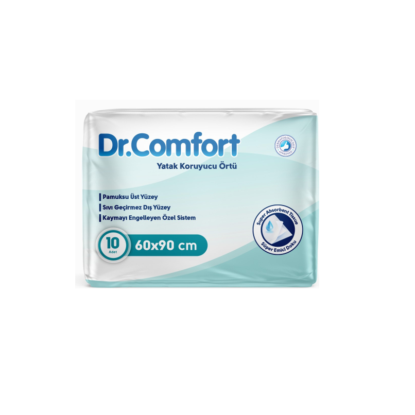 DR. COMFORT YATAK KORUYUCU ÖRTÜ 60X90 10'LU