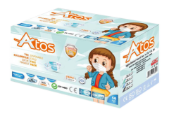 Atos Meltblown Çocuk Cerrahi Maskesi 50'li Kutu