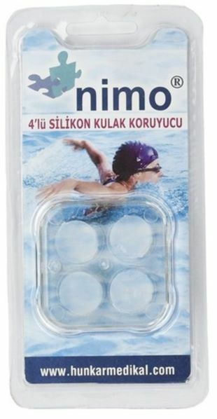 Nimo 4'lü Silikon Kulak Koruyucu Kulak Tıkacı