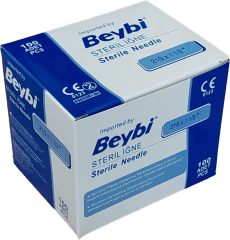 Beybi 21G Yeşil Steril İğne Ucu 100'lü Kutu