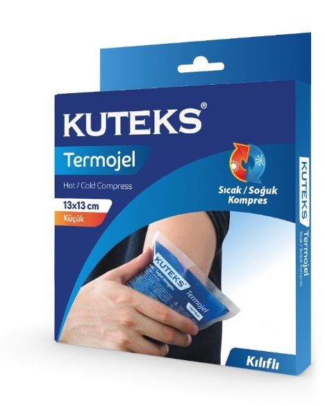 Kuteks Kılıflı Sıcak Soğuk Termojel Kompres 13x13 cm Küçük Boy