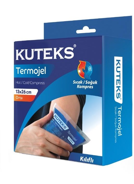 Kuteks Kılıflı Sıcak Soğuk Termojel Kompres 13x26 cm Orta Boy