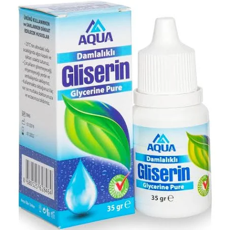 Aqua Gliserin 35 ml Damlalıklı