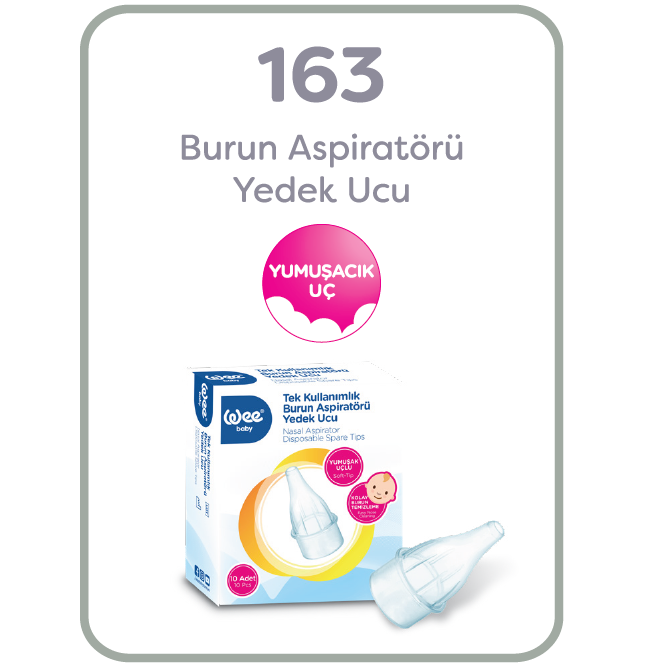 Wee Baby Tek Kullanımlık Burun Aspiratörü Yedek Ucu 10'lu
