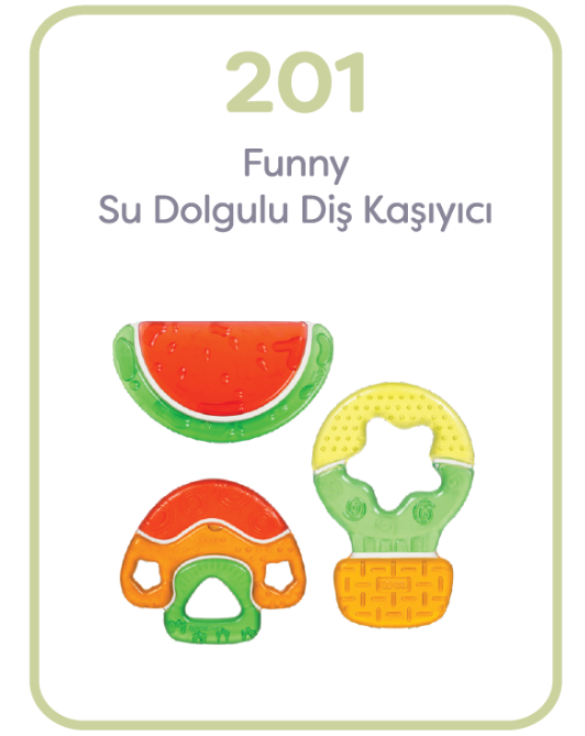 Wee Baby Renkli Sulu Diş Halkası 3+ Ay