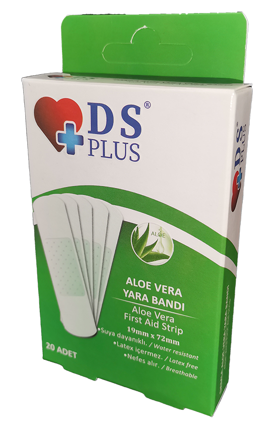 DS Plus Aloe Vera Özlü Yara Bandı 10'lu Paket