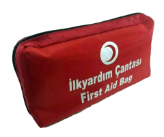 İLK YARDIM ÇANTASI KIRMIZI EKO